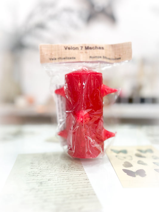 Velón 7 mechas
