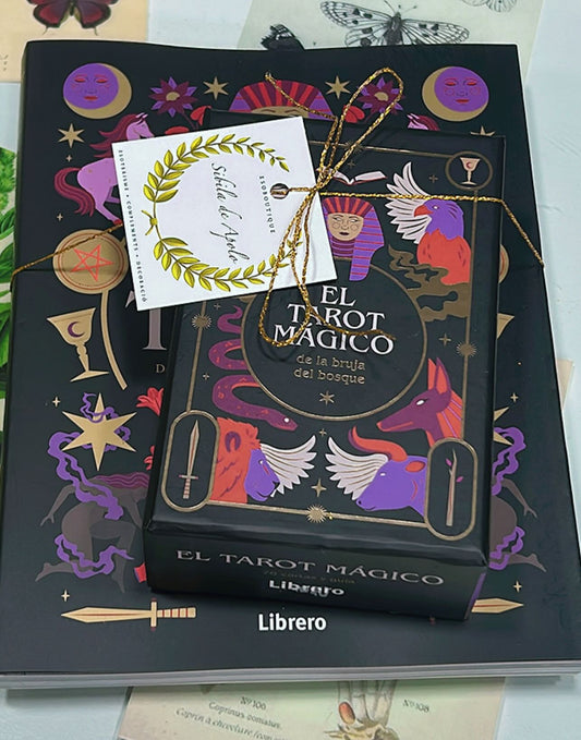 Conjunto El tarot mágico de la bruja del bosque
