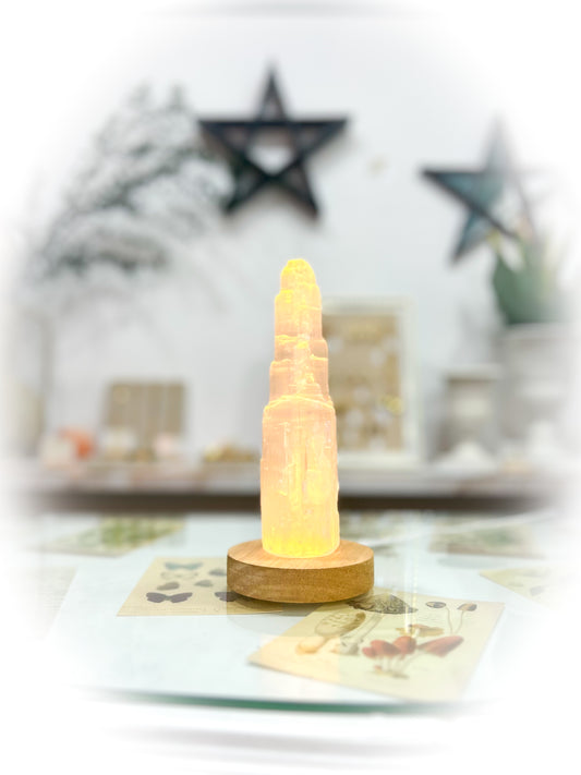 Lámpara de Selenita (Multicolor)