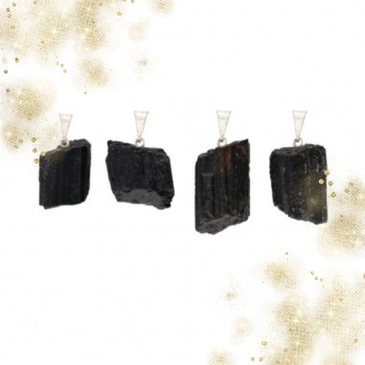 Colgante de Turmalina en bruto