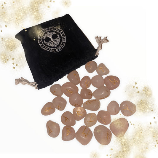 Runas de Cuarzo Rosa