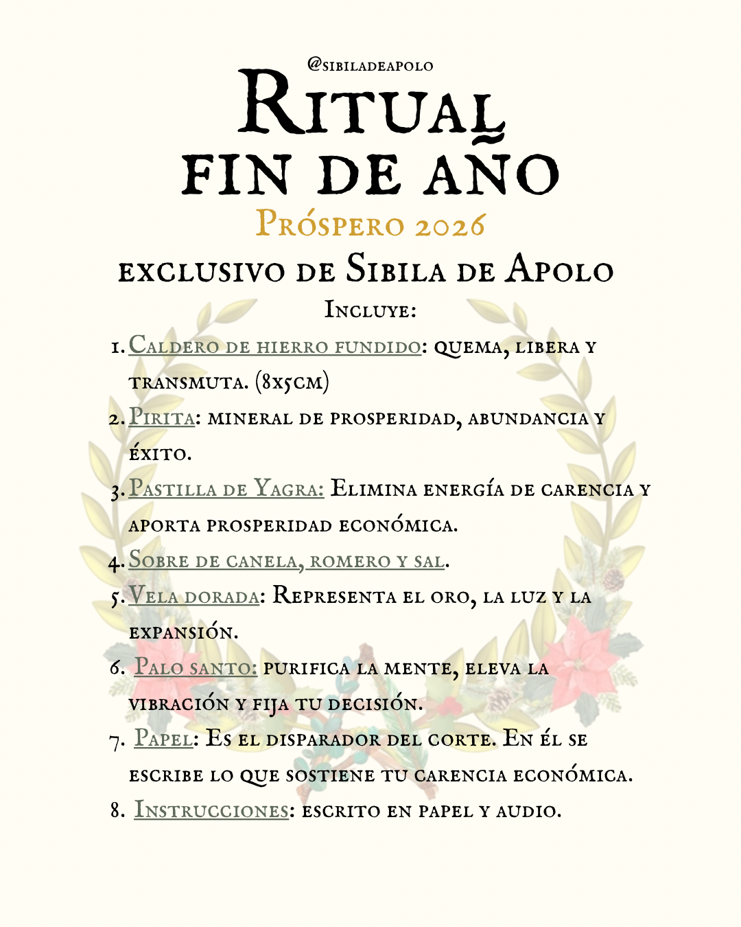 Ritual Fin de Año 2025-2026